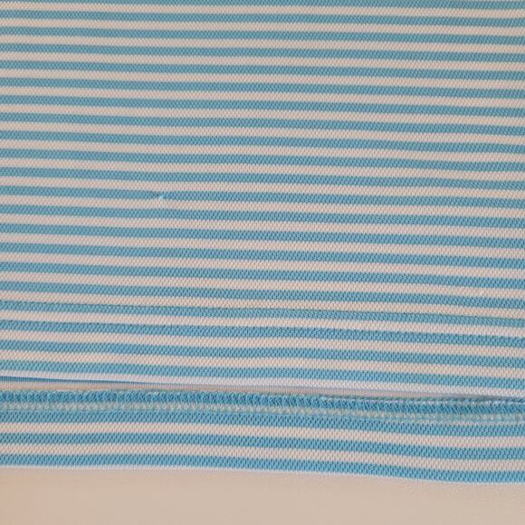 Johnnie-O Men's Polo Shirt XL Blue Striped Casual Golf Active Wear Surf - Picture 10 of 10